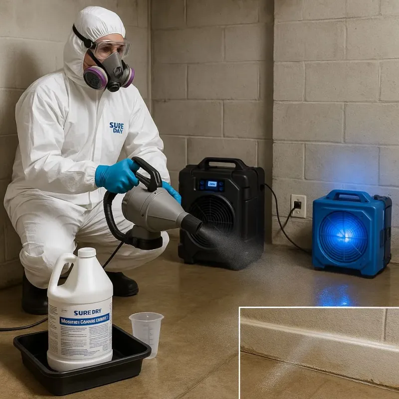 Sanitization and Odor Removal process in North Bellport, NY
